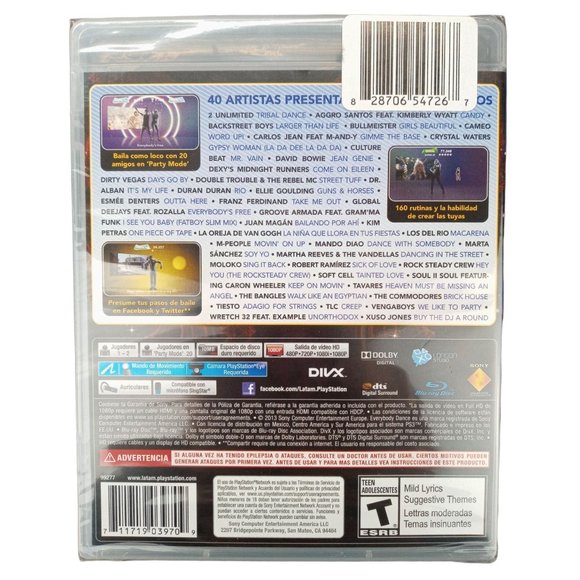 Sony Playstation 3 Everybody Dance 3 Spanish Version New Sealed Teen Video Game - Picture 2 of 4
